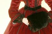 Click to enlarge image  - Lady Marion Mold Set - 1850 Winter Dress with Fitted Coat, Hat & Muff