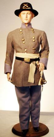 Click to enlarge image  - Lord Christopher Mold Set - Confederate Uniform with Frock coat and Sword holder